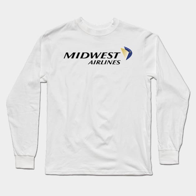 Midwest Airlines Long Sleeve T-Shirt by deadright